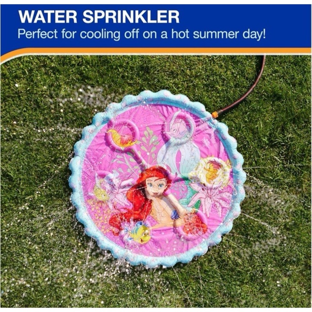 SwimWays Disney Princess Ariel Outdoor Splash Mat Water Sprinkler Age 1+ - Picture 6 of 6